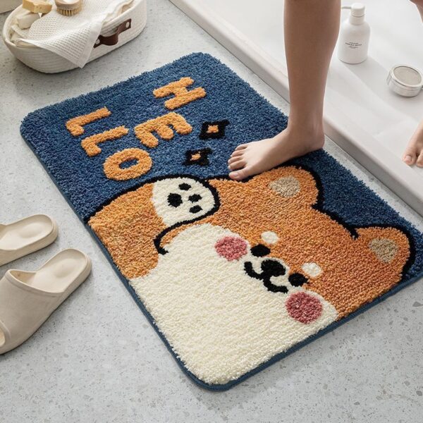 Cartoon Household Bathroom Mats Bathroom Absorbent Non-slip Mat - Image 4